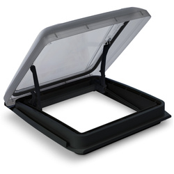 MPK Okno dachowe VisionStar M 40 x 40 cm czarna rama z roletą i moskitierą - dach 25-60 mm