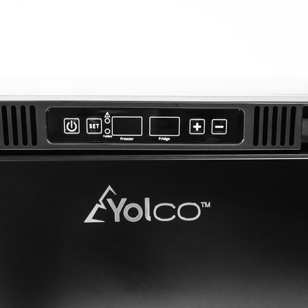 Yolco lodówka kompresorowa do zabudowy RL75M 72 l, dwustrefowa, czarna