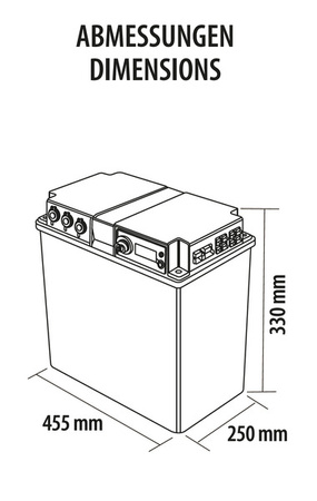 Akumulator LiFePo4 Carbest LithPowerUnit 80, 80Ah