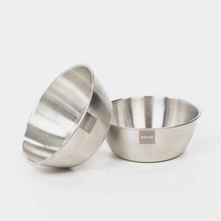 BOXIO BOWL set of 2 - Stainless steel camping bowls