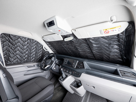 Termoizolacja kabiny VW Crafter 2006-2017 - maty termiczne Carbest Premium z magnesami, Isoflex 7-warstwowe, 3 części