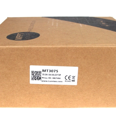 Solar charge controller 30A Bluetooth Lumiax MPPT 12V-24V MPPT