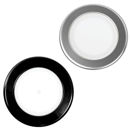 Recessed Spotlight Vega 75, 6 SMD, black