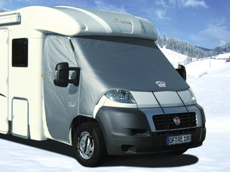 External thermal insulation for the cab windows of Fiat Ducato / Peugeot Boxer / Citroen Jumper from 2007, with extra thick padding - Carbest X-trem Jacket cover