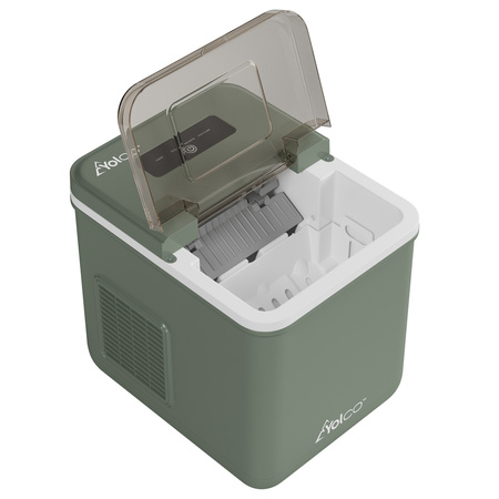 Yolco kostkarka do lodu ICM1 12/24 V i 120-240 V, 10 kg/dobę, pistacjowa