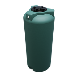 Cylindryczny pionowy pojemnik 1000 l UHPLAST zielony