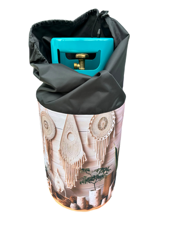 Pokrowiec na butlę gazową 11kg BOHO GalloNero