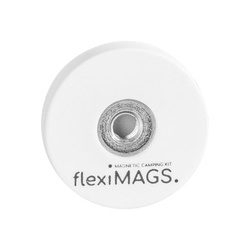 flexiMAGS Magnes okrągły 22mm biały zestaw 4s