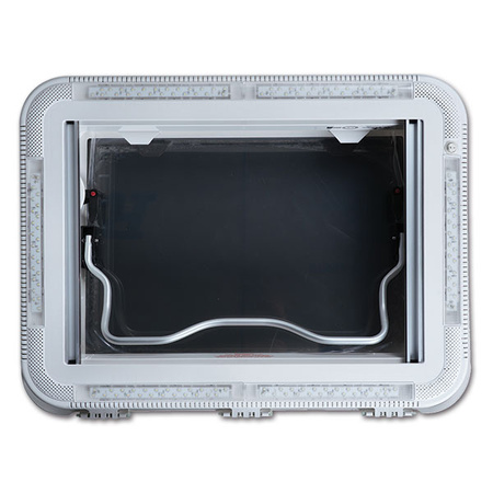 ExtraVENT 70 Evo świetlik dachowy 70 x 50 cm biały - z roletą, moskitierą i LED