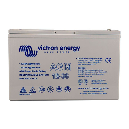 Victron AGM Deep Cycle 12 V 38 Ah akumulator AGM do pracy cyklicznej, bezobsługowy