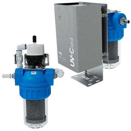 Complete Solution Water Hygiene UV-8 steel KLW for Travel Worldwide