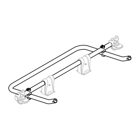 Rail Bracket Carrier Thule Caravan Superb SV V16