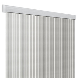 Zasłona drzwiowa Lux, srebrna, szer. 60 cm