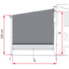 Fiamma markiza boczna Side Block F45 F80 szara