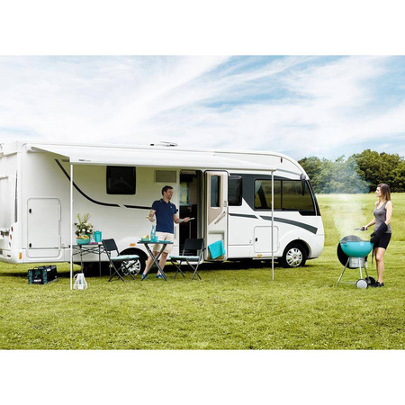 Markiza 4,5 m, Omnistor 5200 marki Thule, anodowana/mystic grey
