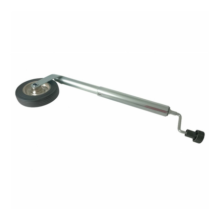 Koło podporowe z pełnej gumy 200 x 50 mm na obejmę fi 48mm, maks. 150 kg