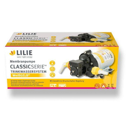LILIE diaphragm pump LP403 ClassicSerie 12 V, 10.6 l/min, 2.1 bar - for camper drinking water