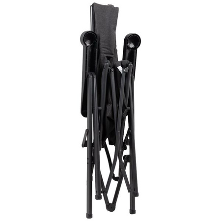 Krzesło turystyczne składane Crespo Tex-Comfort 7 pozycji szare outdoor