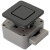 Confurn Zamek meblowy push-to-open R-EVOLUTION Square matowy czarny 14,5-19 mm - meble kampera