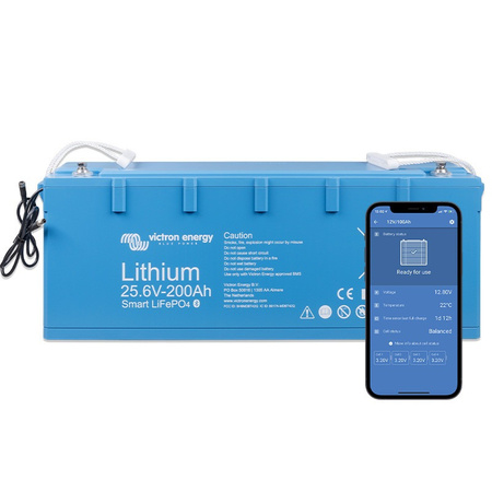 Victron akumulator LiFePO4 25,6V/200Ah Smart (5120 Wh) z Bluetooth