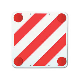 Protruding load panel with reflectors - 500 x 500 mm