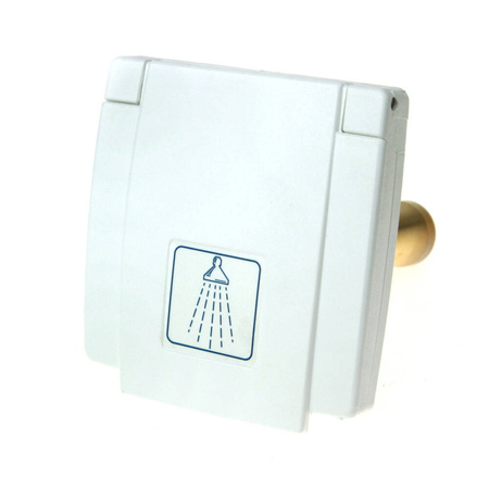 Prysznic zewnętrzny do karawaningu z szybkozłączem - biały