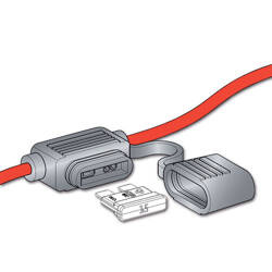 Unival blade fuse holder pre-wired