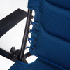 FF Kollektion HighQ Comfortable Blueline krzesło kempingowe jasnoniebieskie - 140 kg