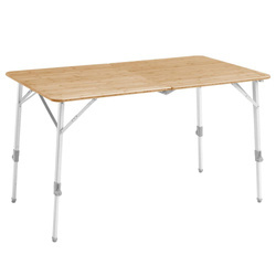 Stół kempingowy Custer marki Outwell z bambusowym blatem, rozmiar L, 120 cm