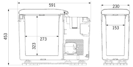 Chłodnica sprężarkowa CabCooler 14 - 12 / 24 V