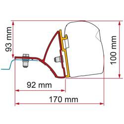 Zestaw adapterów do Renault Trafic Deep Black marki Fiamma
