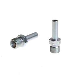 GOK króciec 1/4" LH na rurkę 8 mm RVS - przejście z węża gazowego na instalację