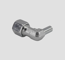 Złącze śrubowe kątowe Truma, RVS 8 x RST 8mm, stal nierdzewna