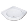 Thermoformed corner sink