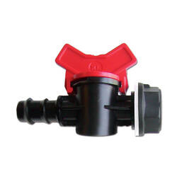 1-way valve with ring nut - D Ø 16 mm - F 1/2".