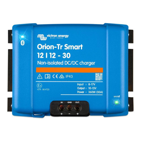 Victron Orion-Tr Smart 12/12-30A (360W) nieizolowana ładowarka DC-DC, Bluetooth, kamper