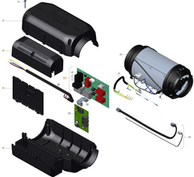 Płytka drukowana 230 V do Vario Heat eco/comfort + E-Kit