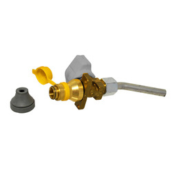 Zawór z kołnierzem i rurą