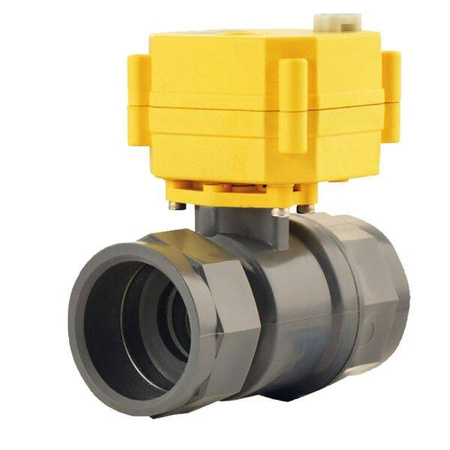 LILIE Zawór kulowy elektryczny 12 V ø40 mm 530 mm² - zdalny zrzut wody szarej w kamperze