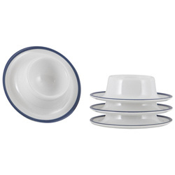 Kieliszek do jajek Gimex Linea Line biały 8,5cm zestaw 4s