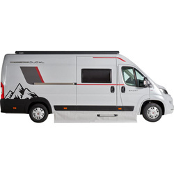 Hindermann Magnetyczna szyba przednia Ducato 260cm jasny szary