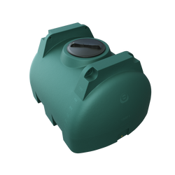 Pojemnik na płyny z niskim środkiem ciężkości 1000 l UHPLAST zielony