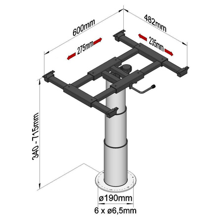 Lifting Frame with Shifting Mechanism