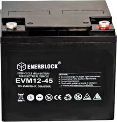 45AH lead-acid Battery EVM - E-Vehicle AGM