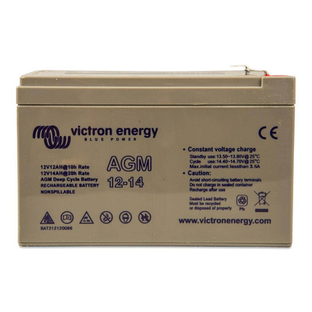 Victron AGM Deep Cycle 12 V 14 Ah akumulator AGM do pracy cyklicznej, bezobsługowy