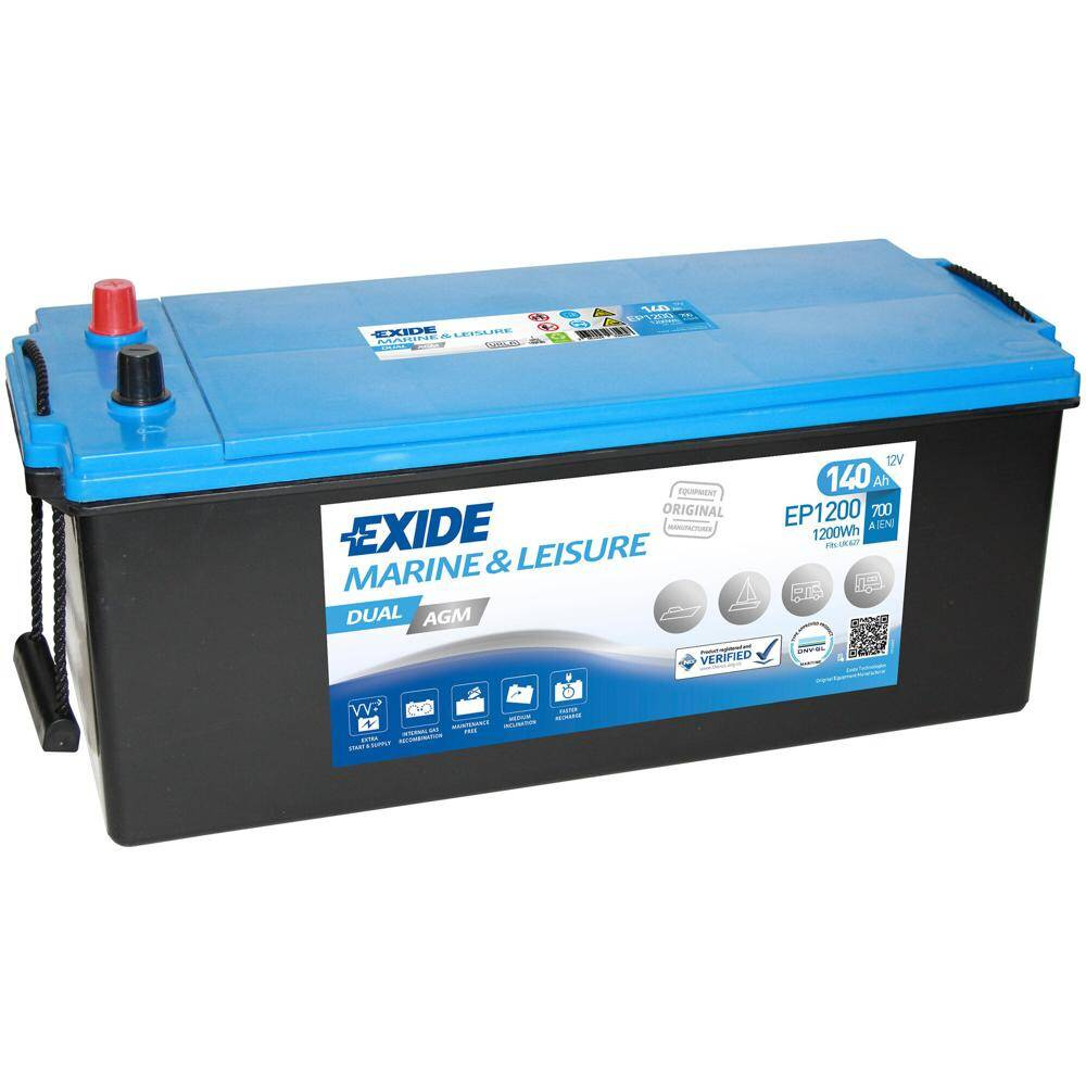 Akumulator EXIDE Dual AGM EP 1200 140Ah