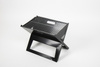 Grill węglowy kempingowy stalowy 42x27 cm