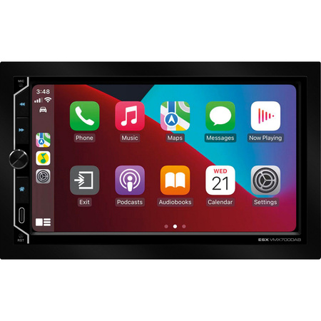 ESX moniceiver VMX700DAB 7-calowy 2-DIN z DAB+
