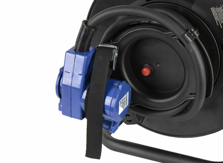 Bęben kablowy CEE H07RN-F 3G2,5mm2 - łącznik kątowy 25 m