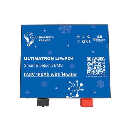 180Ah podgrzewany akumulator podsiedzeniowy LiFePO4 12,8V ULTIMATRON